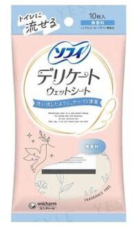 Delicate Wet Wipes Fragrance-Free 10 pcs