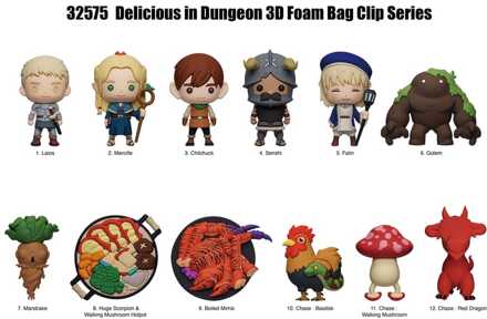 Delicious in Dungeon PVC Bag Clips Series 1 Display (24)