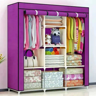 Delivery normal DIY Non-woven fold Portable Storage furniture When the quarter wardrobe Cabinet bedroom furniture wardrobe