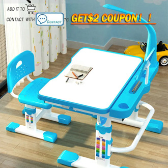 Delivery normal Multifunctional Kid Study Children Homework Ergonomic Student Adjustable Desk And Chair Combination Desktop