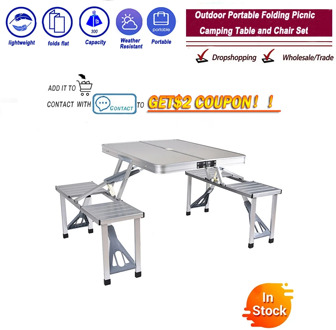 Delivery normal Outdoor Folding Table Chair Camping Aluminium Alloy Picnic Table Waterproof Ultra-light Durable Folding Table