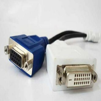 Dell DVI to DVI/VGA Dual Monitor Splitter Y-Cable,WU329 / 0WU329 / CN-0WU329/0X2026