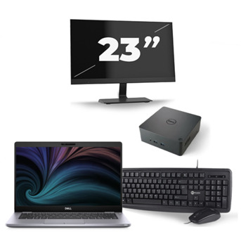 Dell Latitude 5310 - Intel Core i7-10e Generatie - 13 inch - 16GB RAM - 256GB SSD - Windows 11 + 1x 23 inch Monitor
