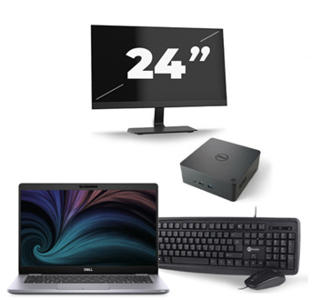 Dell Latitude 5310 - Intel Core i7-10e Generatie - 13 inch - 16GB RAM - 256GB SSD - Windows 11 + 1x 24 inch Monitor