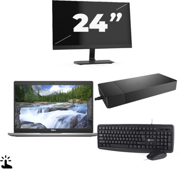 Dell Latitude 5320 - Intel Core i7-11e Generatie - 13 inch - Touch - 16GB RAM - 256GB SSD - Windows 11 Home + 1x 24 inch Monitor