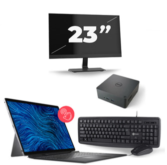 Dell Latitude 7320 - Intel Core i5-11e Generatie - 13 inch - 16GB RAM - 256GB SSD - Windows 11 Home + 1x 23 inch Monitor - small