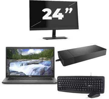 Dell Latitude 7330 - Intel Core i5-12e Generatie - 13 inch - 16GB RAM - 256GB SSD - Windows 11 Home + 1x 24 inch Monitor - small