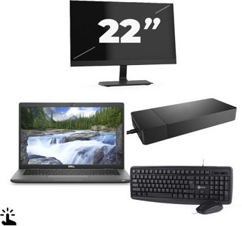 Dell Latitude 7330 - Intel Core i5-12e Generatie - 13 inch - Touch - 16GB RAM - 256GB SSD - Windows 11 Home + 1x 22 inch Monitor - small