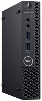 Dell Optiplex 3060 Micro USFF - Intel Core i7-8e Generatie - 8GB RAM - 256GB SSD - Windows 11