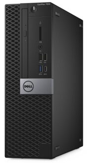 Dell Optiplex 7050 SFF - Intel Core i5-6e Generatie - 8GB RAM - 256GB SSD - Windows 11 Zwart - small