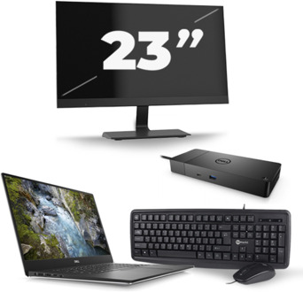 Dell Precision 5540 - Intel Core i7-9e Generatie - 15 inch - 16GB RAM - 256GB SSD - Windows 11 + 1x 23 inch Monitor