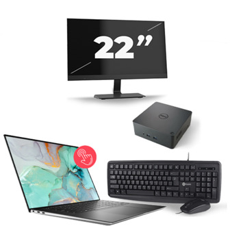 Dell Precision 5560 - Intel Core i7-11e Generatie - 15 inch - Touch - 16GB RAM - 256GB SSD - Windows 11 Home + 1x 22 inch Monitor