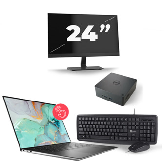 Dell Precision 5560 - Intel Core i7-11e Generatie - 15 inch - Touch - 16GB RAM - 256GB SSD - Windows 11 Home + 1x 24 inch Monitor