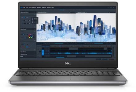 Dell Precision 7560 - Intel Core i7-11e Generatie - 15 inch - 8GB RAM - 256GB SSD - Windows 11 Zwart - small