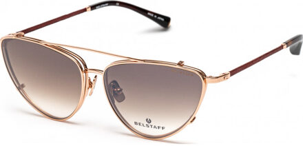 DELMERE-SHINY-NEGRO-WW DELMERE SHINY NEGRO 57 WW Opticals met Clip On Zonnebril Roségoud - One Size