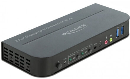 Delock 11482 KVM-switch Zwart
