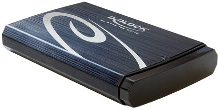 Delock 2.5 External Enclosure Zwart