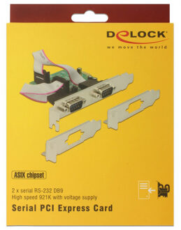 Delock 89641 interfacekaart/-adapter Serie Intern