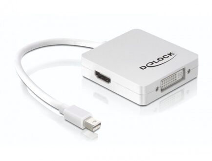 Delock Adapter DP mini-St - DP-HDMI-DVI29 white