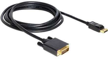 Delock DisplayPort naar DVI 24+1 kabel, 3 m