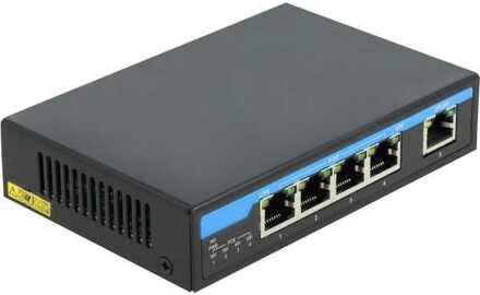 Delock Gigabit Ethernet Switch 4 Port PoE + 1 RJ45 Switch