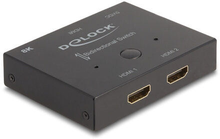 Delock HDMI 2 - 1 Switch bidirectional 8K 60 Hz HDMI switch