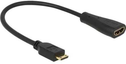 Delock HDMI kabels 0.23m mini-HDMI/HDMI