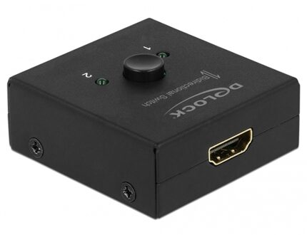 Delock HDMI Switch 2 - 1 bidirectional 4K 60 Hz HDMI switch