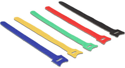 Delock Hook-and-loop fasteners coloured, 10 stuks