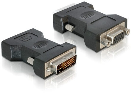 Delock kabeladapters/verloopstukjes VGA 15pin F > DVI 24+5 M