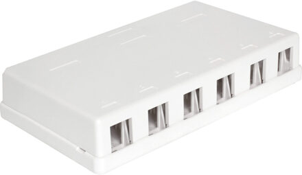 Delock Keystone Delock Leergehäuse 6-Port