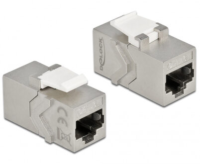 Delock Keystone Module RJ45 jack to RJ45 jack Cat.6A Keystone module
