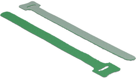 Delock Klittenband kabelbinders 200 x 12mm / groen (10 stuks)