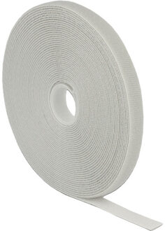 Delock Klittenband rol 13mm / grijs (10 meter)