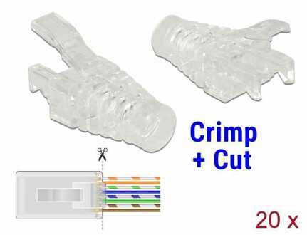 Delock Knickschutz f. RJ45 C+C St 20x