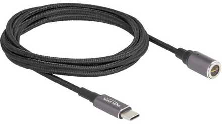 Delock Laptop Charging Cable USB Type-C male to magnetic 8 pin connector 1.8 m Kabel