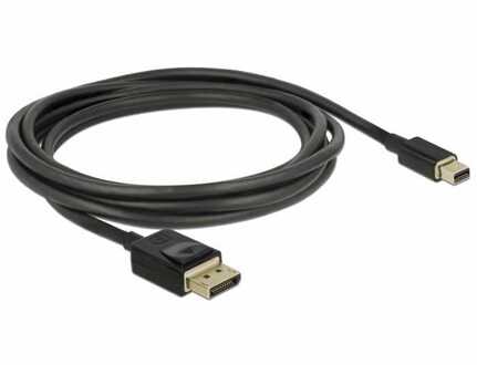 Delock Mini DisplayPort - DisplayPort kabel - versie 1.4 / 8K gecertificeerd - 2 meter