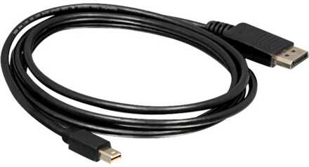 Delock Mini DisplayPort - DisplayPort Kabel - Zwart - 3.0 meter