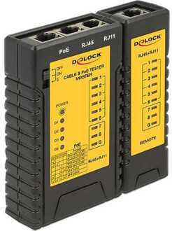 Delock Netzwerk Tester RJ45 / RJ12 / PoE