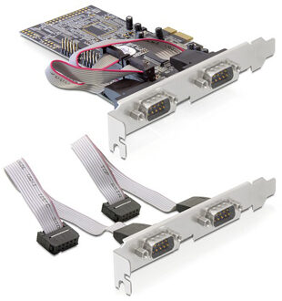 Delock PCI Express Kaart > 4x Serieel