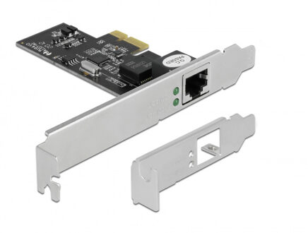 Delock PCI Express x1 Card naar 1x RJ45 2,5 Gigabit LAN i225 Netwerkadapter