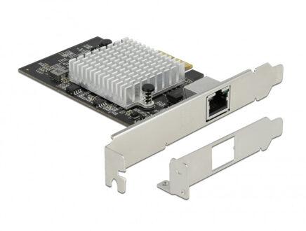Delock PCIe x2 Card 1x RJ45 10 Gigabit LAN AQC113CS Netwerkadapter