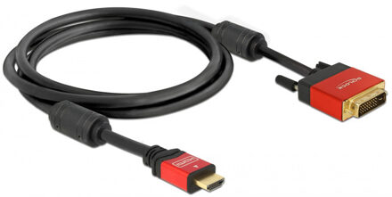 Delock premium DVI-D Single Link - HDMI kabel - 2 meter