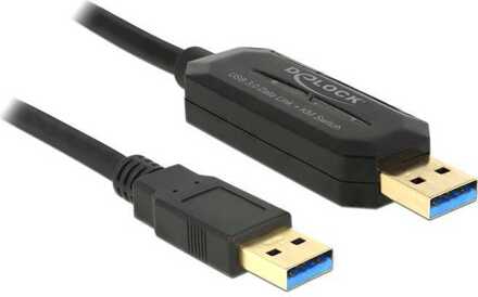 Delock USB 3.0 A Male naar USB 3.0 A Male - 1.5 m