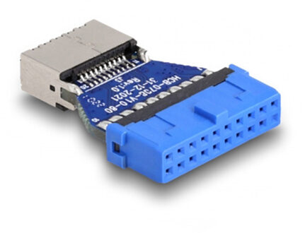 Delock USB 3.2 Gen 1 Adapter Pin Header female to internal Key A female Adapter