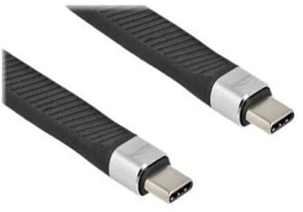 DeLOCK USB 3.2 Gen 2 USB Type-C kabel 13cm - Zwart