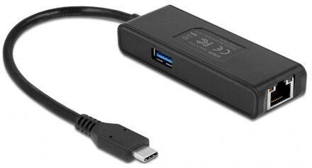 Delock USB-C Adapter naar 2,5 Gigabit Lan met USB-A female Adapter