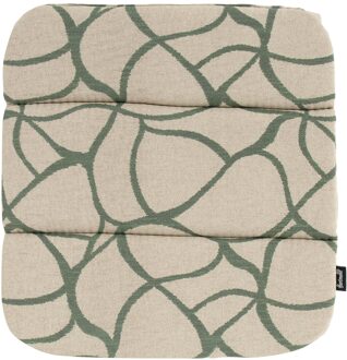 Delphine zitkussen 40x40cm   Pearl green