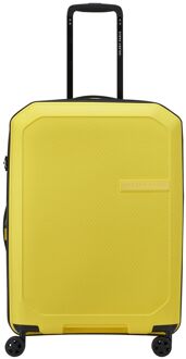 Delsey Anvers Spinner 65.5 cm - Uitbreidbaar 67/75 liter - 66.5x45x27.5x30.5 cm - bright yellow hardcase koffer Geel - H 65.50 x B 45 x D 27.50 cm