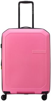 Delsey Anvers Spinner 65.5 cm - Uitbreidbaar 67/75 liter - 66.5x45x27.5x30.5 cm - licht roze hardcase koffer - H 65.50 x B 45 x D 27.50 cm